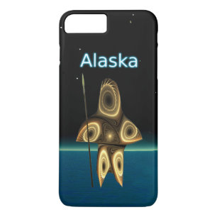 Fraktal Inuit Hunter - Alaska Case-Mate iPhone Hülle