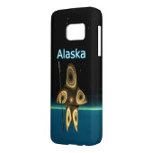 Fraktal Inuit Hunter - Alaska Case-Mate Samsung Galaxy Hülle (Rückseite Links)