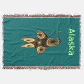 Fraktal Inuit Hunter - Alaska Decke (Vorderseite)