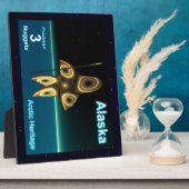 Fraktal Inuit Hunter - Alaska Postage Fotoplatte (Seite)