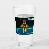 Fraktal Inuit Hunter - Alaska Postage Glas (Vorderseite)