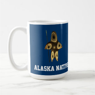 Fraktal Inuit Hunter - Alaska-Ureinwohner Kaffeetasse
