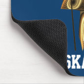 Fraktal Inuit Hunter - Alaska-Ureinwohner Mousepad (Ecke)