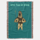 Fraktal Inuit Hunter Decke (Vorderseite Vertikal)