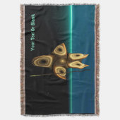 Fraktal Inuit Hunter Decke (Vorderseite Vertikal)