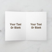 Fraktal Inuit Hunter Feiertagskarte (Innenseite)