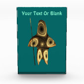 Fraktal Inuit Hunter Fotoblock (Vorderseite)