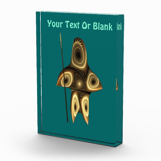 Fraktal Inuit Hunter Fotoblock (Rechts)