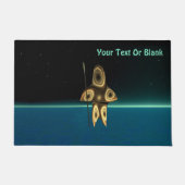 Fraktal Inuit Hunter Fußmatte (Vorderseite)