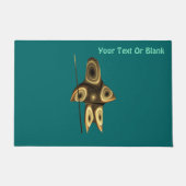 Fraktal Inuit Hunter Fußmatte (Vorderseite)