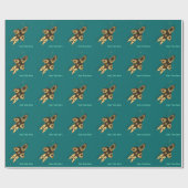 Fraktal Inuit Hunter Geschenkpapier (Flach)