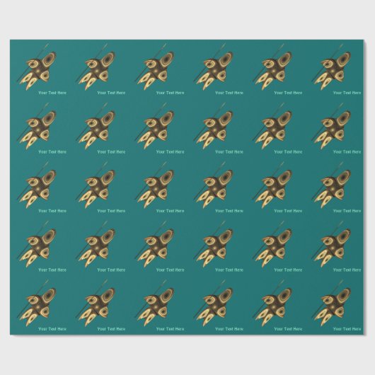 Fraktal Inuit Hunter Geschenkpapier (Flach)