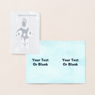 Fraktal Inuit Hunter - Grüße der Saison Folienkarte