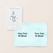 Fraktal Inuit Hunter - Grüße der Saison Folienkarte (Anzeige)