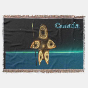 Fraktal Inuit Hunter - Kanada Decke