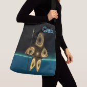 Fraktal Inuit Hunter - Kanada Tragetaschen Mit Langen Trägern (Von Nahem)