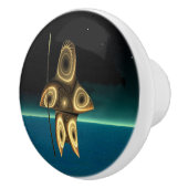 Fraktal Inuit Hunter Keramikknauf (Rechts)