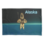 Fraktal Inuit Hunter Kissenbezug (Vorderseite)