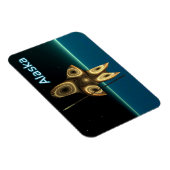 Fraktal Inuit Hunter Magnet (Rechte Seite)