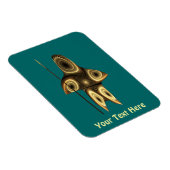 Fraktal Inuit Hunter Magnet (Rechte Seite)