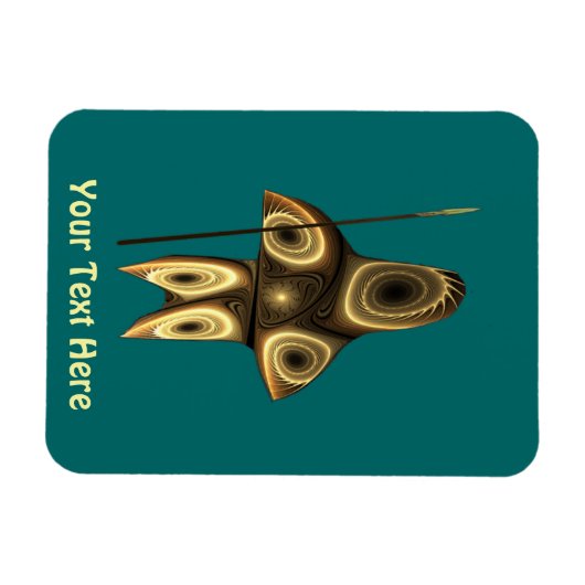 Fraktal Inuit Hunter Magnet (Horizontal)