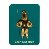 Fraktal Inuit Hunter Magnet (Vertikal)