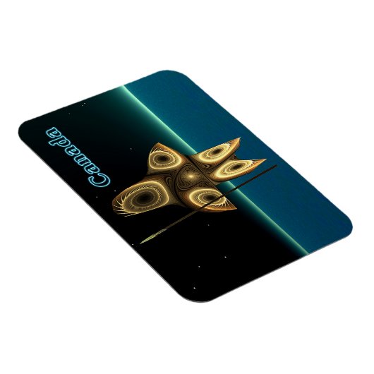 Fraktal Inuit Hunter Magnet (Rechte Seite)