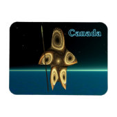 Fraktal Inuit Hunter Magnet (Horizontal)