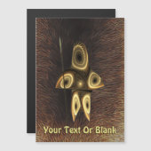 Fraktal Inuit Hunter Magnetkarte (Vorne/Hinten)