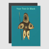 Fraktal Inuit Hunter Magnetkarte (Vorne/Hinten)