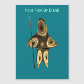 Fraktal Inuit Hunter Magnetkarte (Vorderseite)