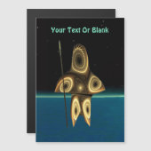 Fraktal Inuit Hunter Magnetkarte (Vorne/Hinten)