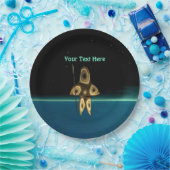 Fraktal Inuit Hunter Pappteller (Party)