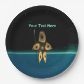 Fraktal Inuit Hunter Pappteller (Vorderseite)