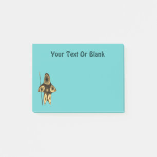 Fraktal Inuit Hunter Post-it Klebezettel