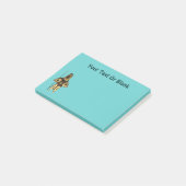 Fraktal Inuit Hunter Post-it Klebezettel (angewinkelt)