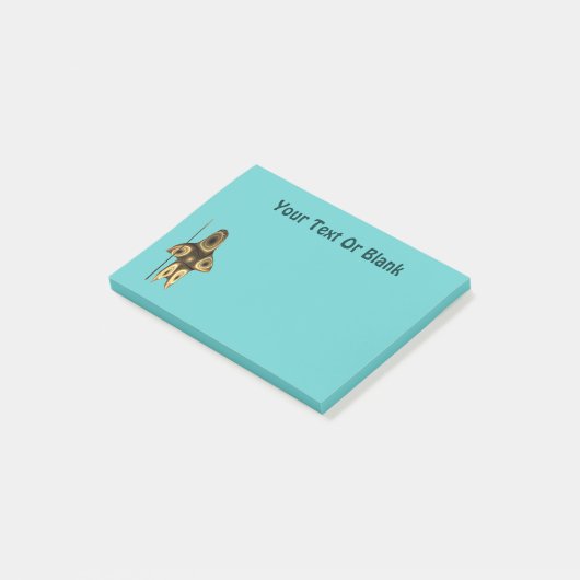 Fraktal Inuit Hunter Post-it Klebezettel (angewinkelt)