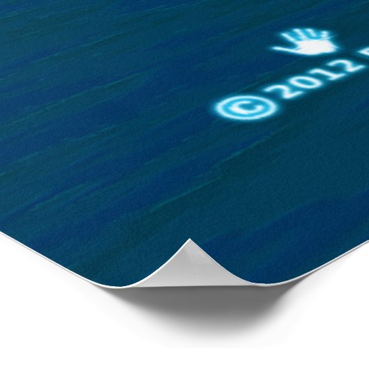 Fraktal Inuit Hunter Poster (Ecke)