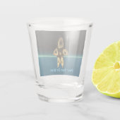 Fraktal Inuit Hunter Schnapsglas (Rückseite)