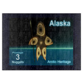 Fraktal Inuit Hunter Schneidebrett (Vorderseite)