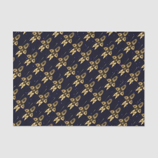 Fraktal Inuit Hunter Seidenpapier (Vorderseite)