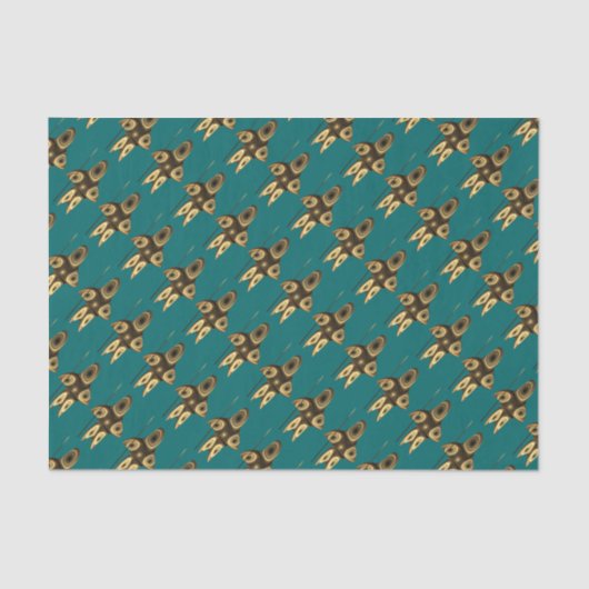 Fraktal Inuit Hunter Seidenpapier (Vorderseite)