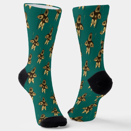 Fraktal Inuit Hunter Socken (Gewinkelt)