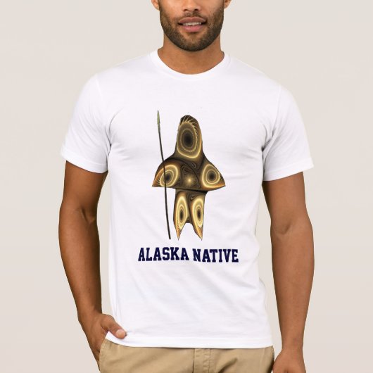 Fraktal Inuit Hunter T-Shirt (Vorderseite)