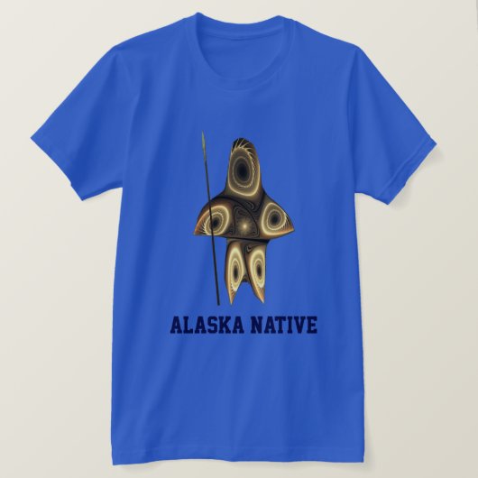 Fraktal Inuit Hunter T-Shirt (Design vorne)