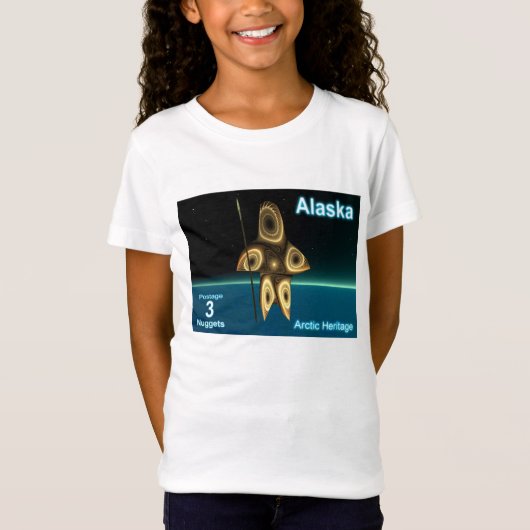 Fraktal Inuit Hunter T-Shirt (Vorderseite)