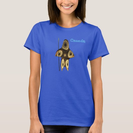 Fraktal Inuit Hunter T-Shirt (Vorderseite)