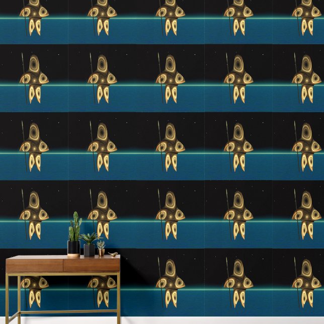 Fraktal Inuit Hunter Tapete (Hausflur)