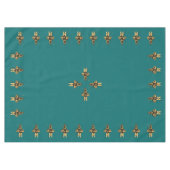 Fraktal Inuit Hunter Tischdecke (Vorderseite (Horizontal))