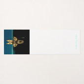 Fraktal Inuit Hunter Yogamatte (Rückseite (Horizontal))